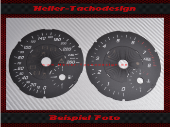 Tachoscheiben für Mercedes R231 SL400 SL500 Modell 2016 Benzin 160 Mph zu 260 Kmh