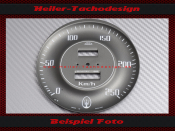 Speedometer Disc for direct Printing Maserati 3500 GTI 1962