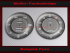 Speedometer dial or tachometer direct print on original disc for Maserati 3500 GTI 1962
