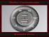 Speedometer dial or tachometer direct print on original disc for Maserati 3500 GTI 1962