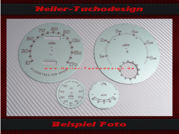 Speedometer Discs for MG TC 1945 to 1950 105 Mph to 170 Kmh