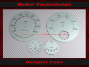 Speedometer Discs for MG TC 1945 to 1950 105 Mph to 170 Kmh