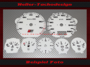 Speedometer Discs for Audi S6 200 C4 4A 1995 to 1997