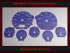Speedometer Discs for Audi S6 200 C4 4A 1995 to 1997