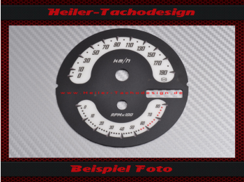 Speedometer Disc for Harley Davidson Road King FLHRSE3 4 2008 Ø100 Mph to Kmh
