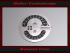 Speedometer Disc for Harley Davidson Road King FLHRSE3 4 2008 Ø100 Mph to Kmh