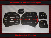 Speedometer Discs for Toyota MR2 Typ SW20 1997 to 1999