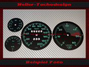 Set Speedometer Discs for Porsche 356 from Veigel 1954...