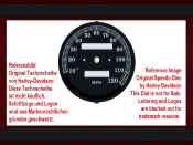 Speedometer Sticker for Harley Davidson E Glide Ultra...