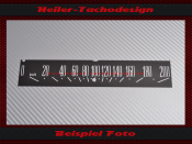 Speedometer Sticker for Ford Galaxie 500 1966 oder LTD...
