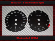 Speedometer Disc for BMW E60 E61 Petrol 260 to 7,0 with...