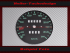 Speedometer Disc for Porsche 912 160 Mph to 260 Kmh