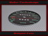 Speedometer Disc for Porsche 912 160 Mph to 260 Kmh