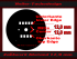 Speedometer Disc for Porsche 912 160 Mph to 260 Kmh