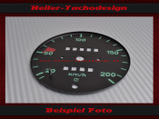 Tachoscheibe für Porsche 912 Kmh