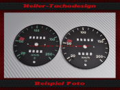 Tachoscheibe Porsche 912 Kmh
