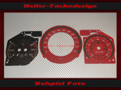 Tachoscheibe für Mercedes W204 W207 W212 C Klasse AMG Design 1 Alle Skalierungen