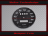 Speedometer Disc for MG MGB MGBGT Smiths Kitcar Ø 74 mm 120 Mph to 200 Kmh
