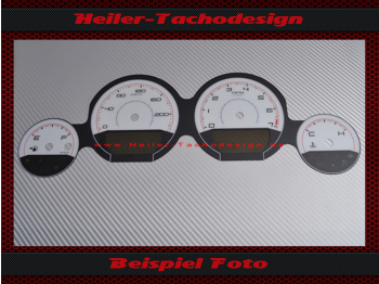Tachoscheibe für Dodge Challenger RT 2014 140 Mph zu Kmh