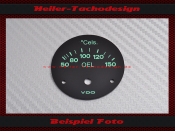 Dial Oil Temperature Gauge Display for Porsche 356 50 mm...
