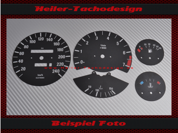 Speedometer dials for BMW E30 configurator