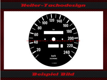 Tachoscheibe für BMW E30 240 Kmh