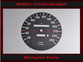 Tachoscheibe für BMW E30 260 Kmh