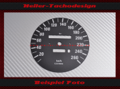 Speedometer Disc for BMW E30 260 Kmh