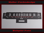 Speedometer Sticker for Ford Galaxie 500 XL 1965 to 1966...