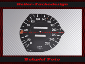 Tachoscheibe für Mercedes W107 R107 350 SLC...