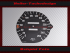 Tachoscheibe für Mercedes W107 R107 350 SLC mechanischer Tacho 160 Mph zu 260 Kmh