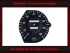 Tachoscheibe für Mercedes W107 R107 350 SLC mechanischer Tacho 160 Mph zu 260 Kmh