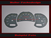 Tachoscheiben für Porsche Boxster 986 Facelift Schalter 160 Mph zu 260 Kmh