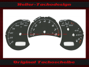 Tachoscheiben für Porsche Boxster 986 Facelift Schalter 160 Mph zu 260 Kmh