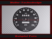 Speedometer Disc for Lotus Elan Smits 0-220 Ø 92...