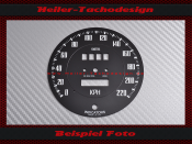 Speedometer Disc for Lotus Elan Smits 0 to 220 Ø...