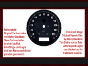 Speedometer Sticker for Harley Davidson FXDC Dyna Super...