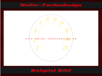 Tacho Glas Skala für Harley Davidson Panhead 1954 bis1956