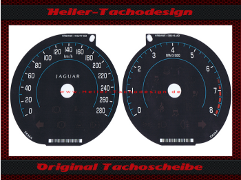 Tachoscheibe für Jaguar XKR-S Benzin