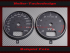 Tachoscheiben für Audi TTS 2013 Mph zu Kmh