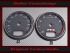Tachoscheiben für Audi TTS 2013 Mph zu Kmh