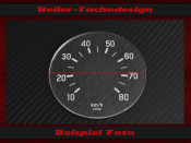 Speedometer Glass Kreidler Zündapp Puch 80 Kmh...