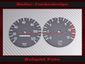 Speedometer Disc for Kreidler Zündapp Puch 120 Kmh...