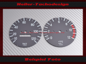 Speedometer Disc for Kreidler Zündapp Puch 120 Kmh...