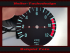 Speedometer Disc for Kreidler Zündapp Puch 120 Kmh Florett Flory RS RMC KTM PL80 Ø 71 mm with redden Area