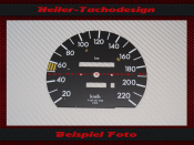 Speedometer Disc for Mercedes W201 C Class 220 Kmh