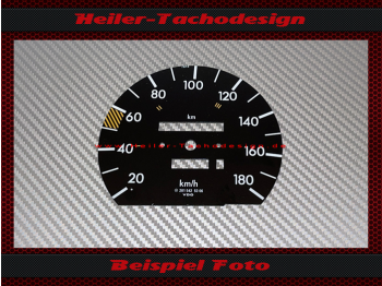 Tachoscheibe für Mercedes W201 C Klasse 180 Kmh