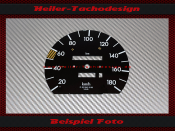 Speedometer Disc for Mercedes W201 C Class 180 Kmh