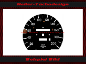Speedometer Disc for Mercedes W201 C Class 200 Kmh