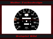 Speedometer Disc for Mercedes W201 C Class 200 Kmh